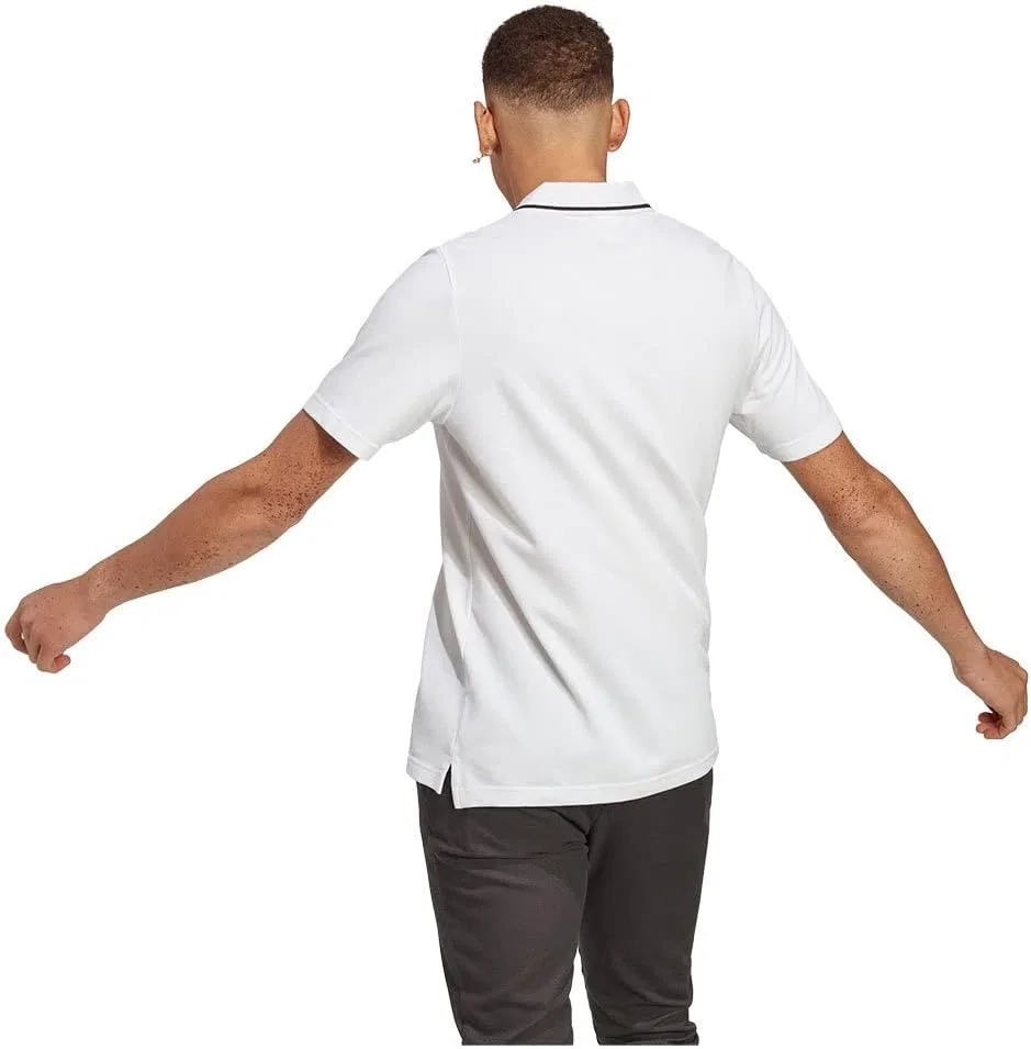 Adidas Mens Essentials Пике Маленькая рубашка-поло с логотипом — фото 3