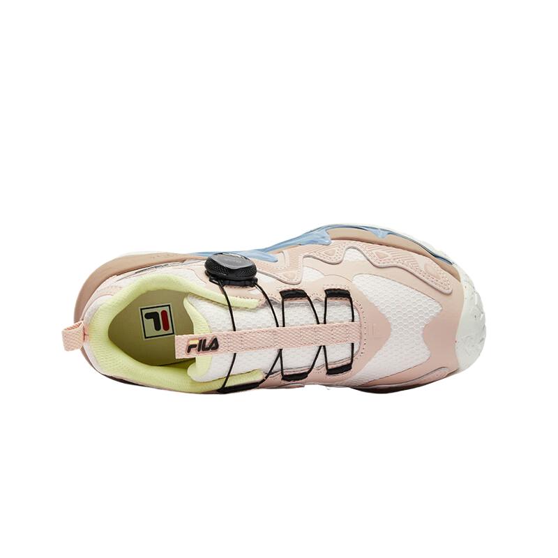 FILA KIDS Боа нескользящие противоударные низкие детские уличные кроссовки light lilac smoke rose pink kids — фото 2