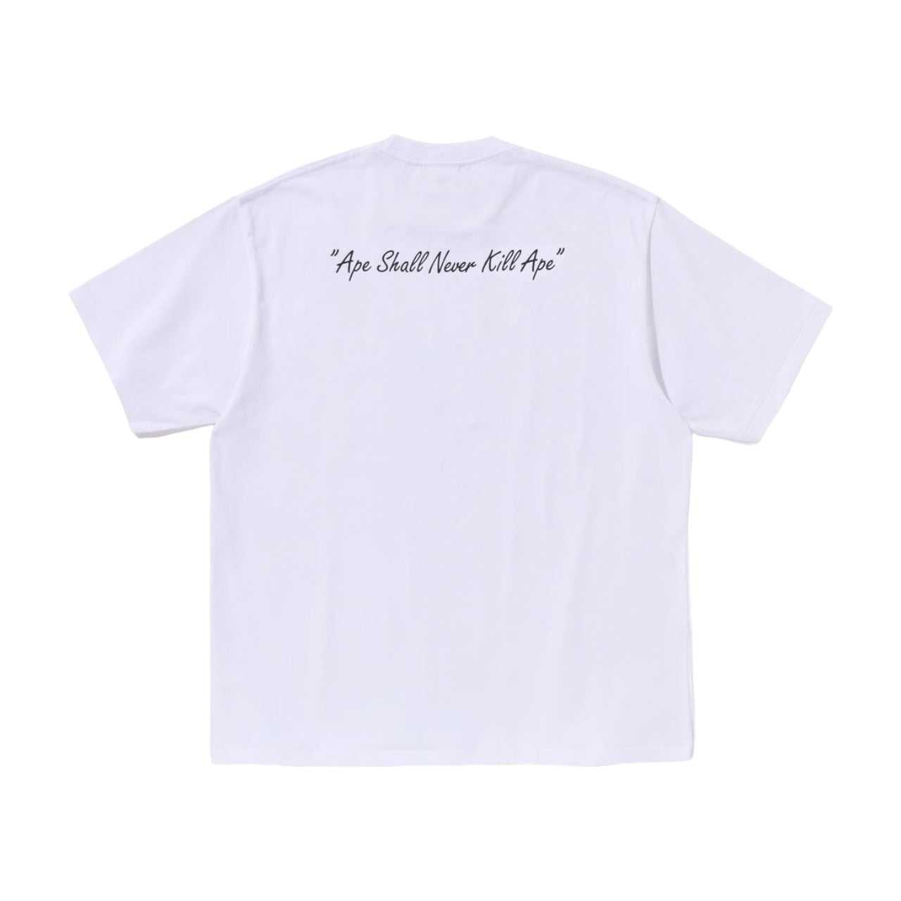 Футболка свободного кроя A Bathing Ape Pixel Comic Ape Head 'White' — фото 2