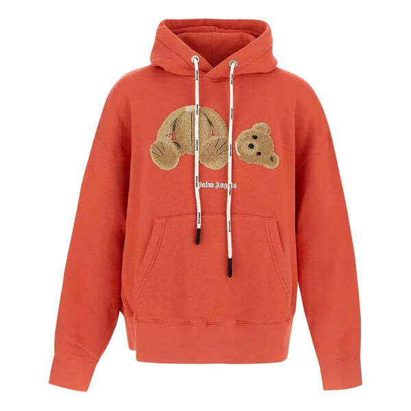 

Толстовка fw22 bear hoody 'coral brown' Palm Angels, красный