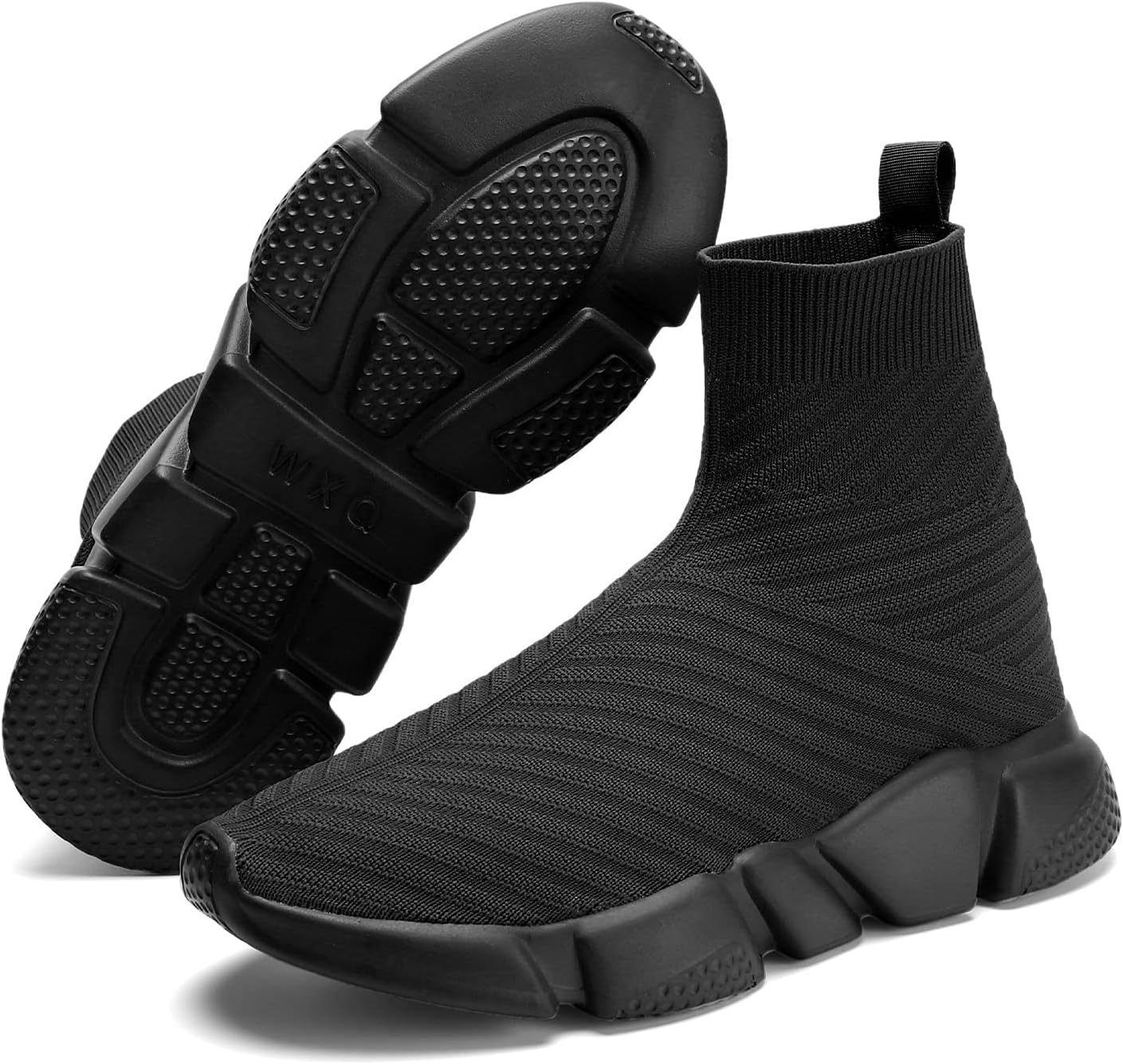 

Мужские кроссовки WXQ для бега, удобные, легкие, дышащие, для ходьбы, с сетчатым верхом, для тренировок и повседневного спорта, черный