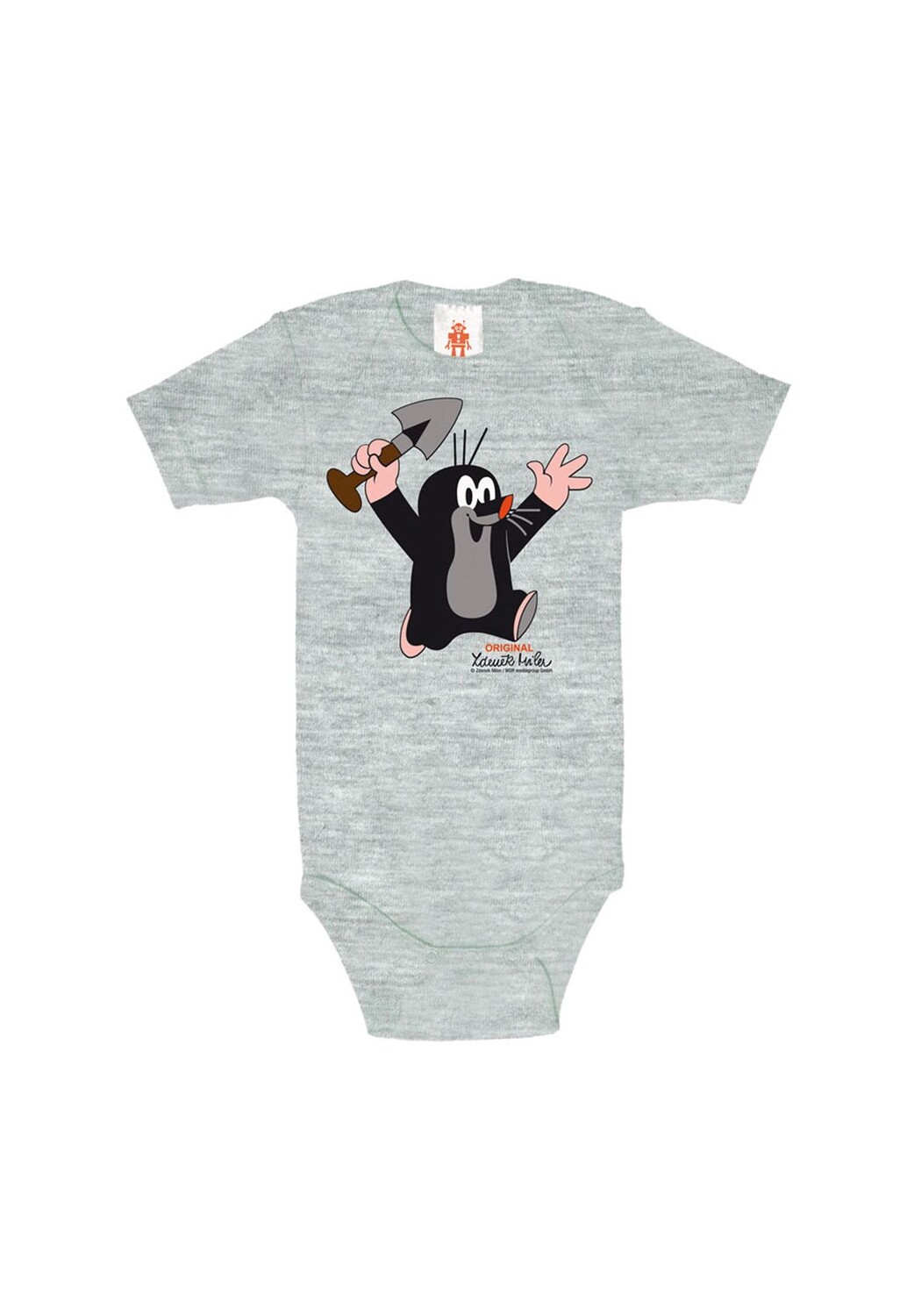 

Детское тело Крот - Ура LOGOSHIRT, цвет Grey-melange
