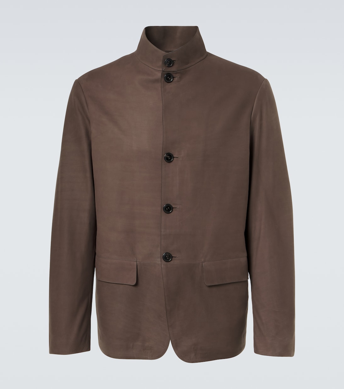 

Кожаная куртка Il Conte Zegna, Dark Taupe