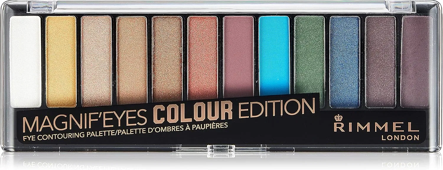 Палетка теней для век 12 цветов Rimmel, 14.1 г, мультиколор — фото 4