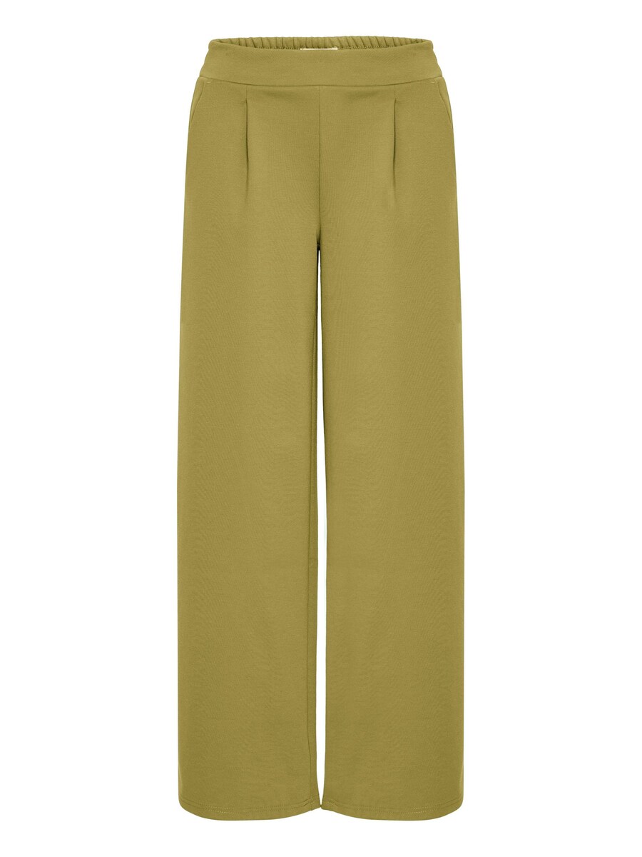 

Брюки чинос ICHI Wide leg Chino Pants Kate, оливковый