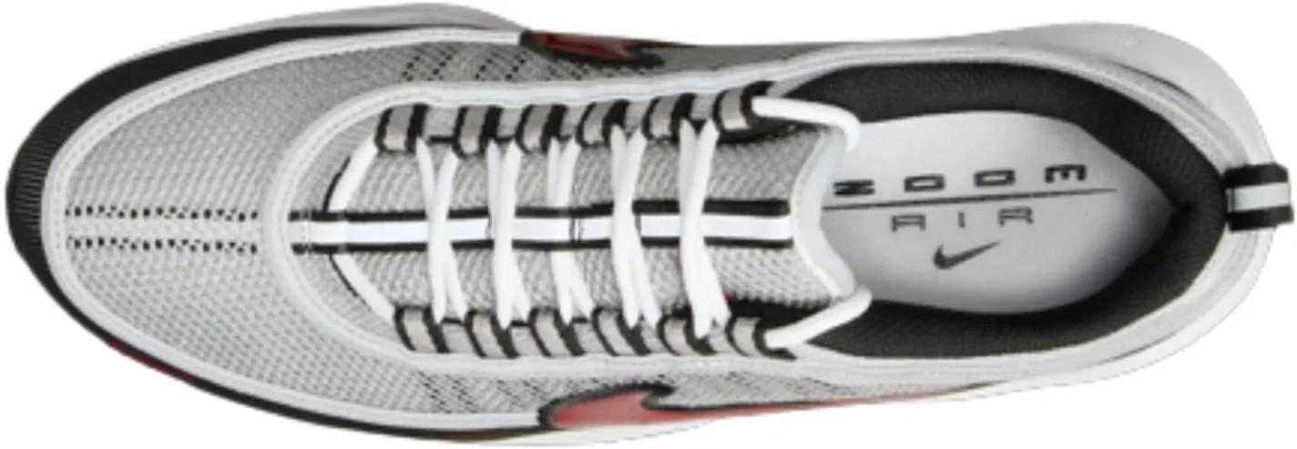 Мужские кроссовки Nike Air Zoom Spiridon Sp, Metallic Silver Sport Red Black White — фото 4