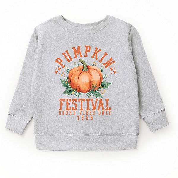 

Свитшот Pumpkin festival gourd vibes The Juniper Shop, Heather Grey