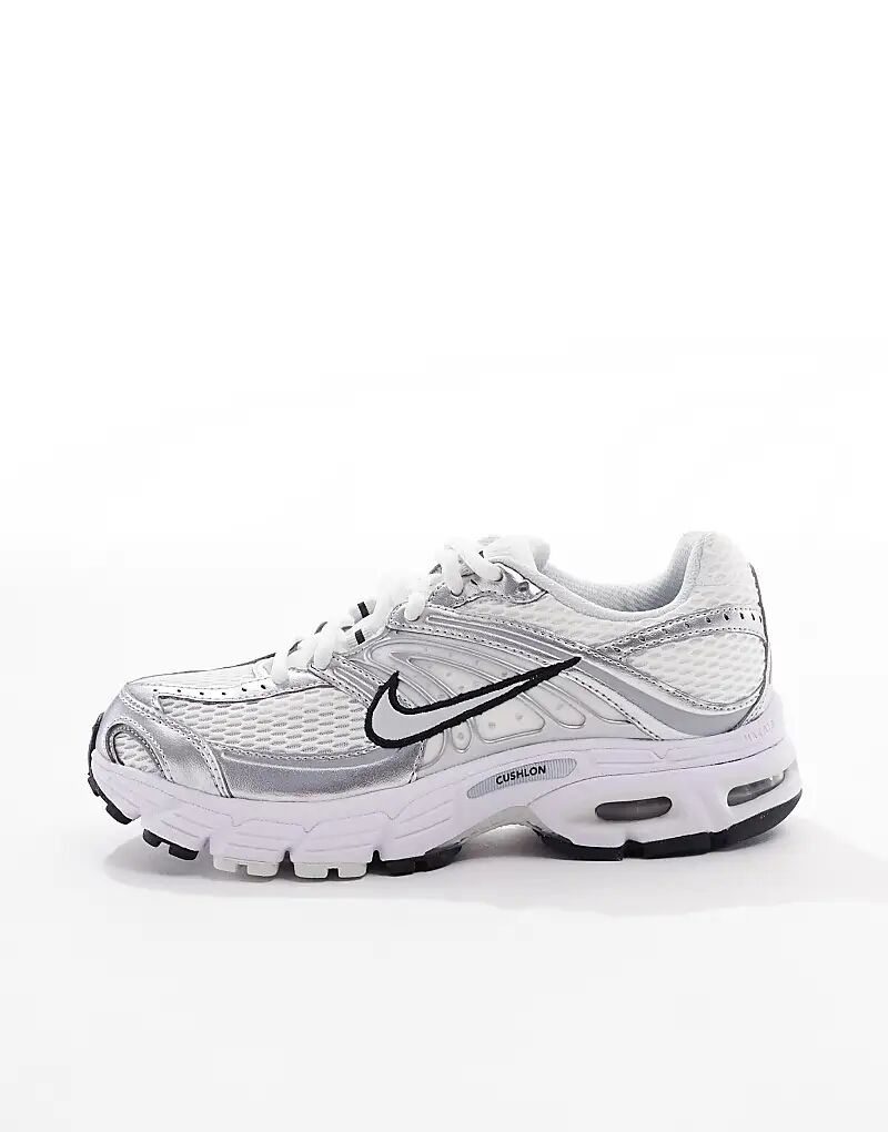 Кроссовки унисекс Nike Air Max Moto 2K белого и серебристого цветов — фото 2