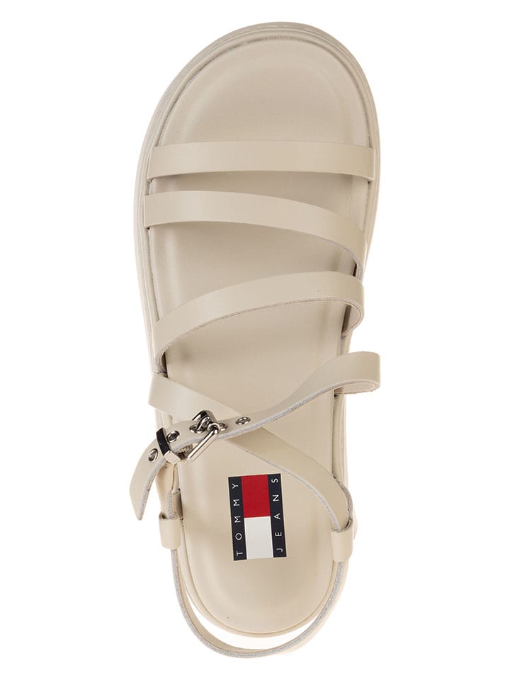 Сандалии на плоской подошве Tommy Hilfiger, кремовый — фото 4