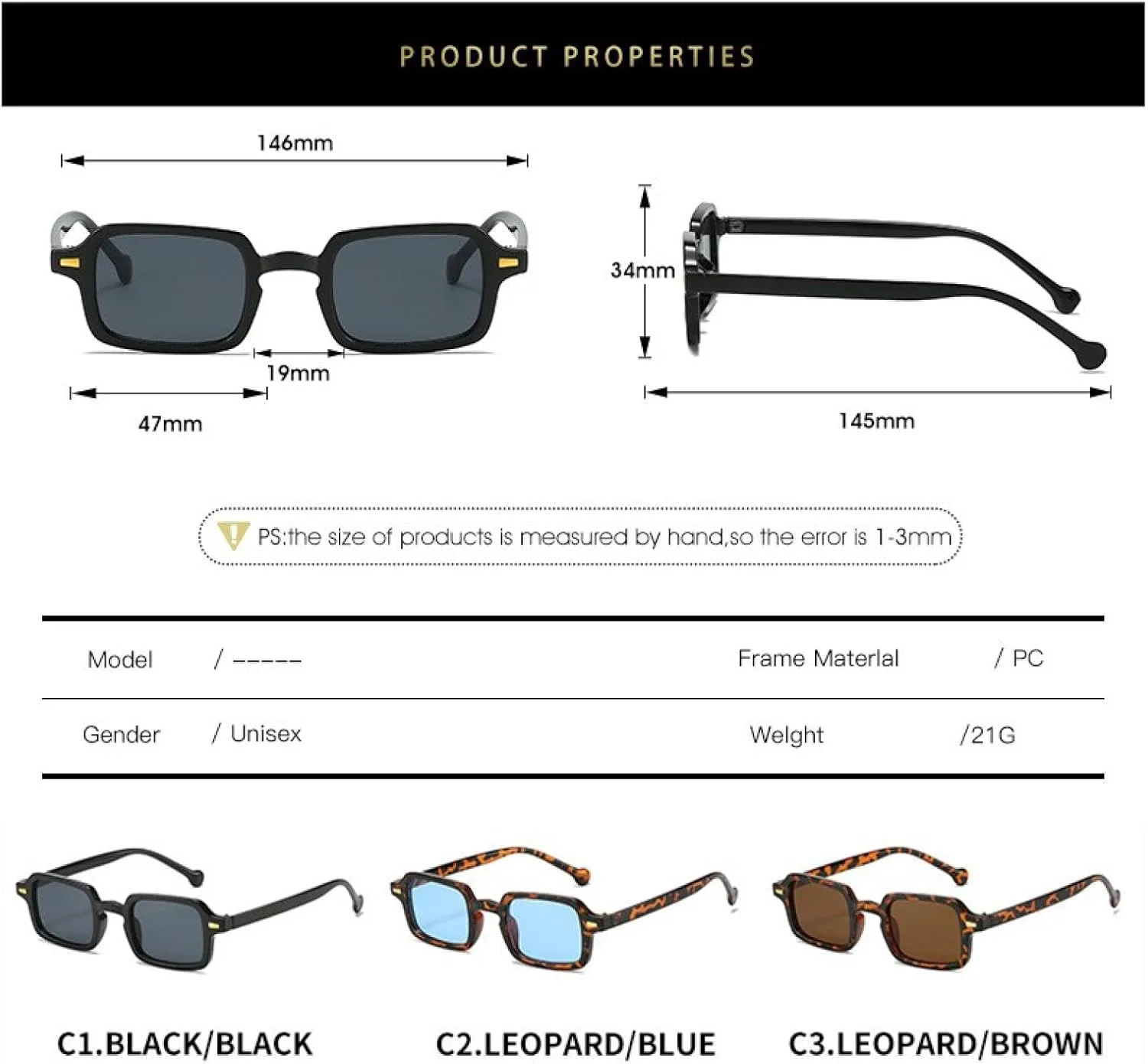 

Модные прямоугольные солнцезащитные очки в черепаховой оправе для женщин, розовые градиентные линзы, мужские очки с защитой от УФ-излучения UV400 TVTBBVV, 4