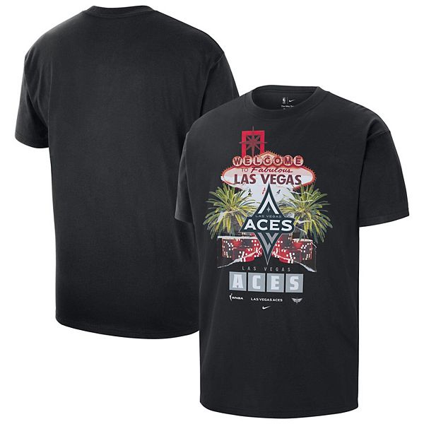 

Мужская черная футболка Las Vegas Aces Original Content City Edition Max90 Oversized Nike