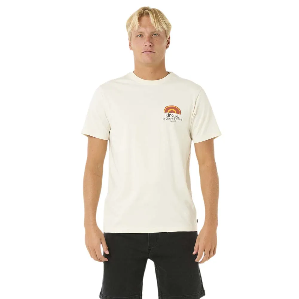 

Футболка с коротким рукавом Rip Curl Keep On Trucking, бежевый