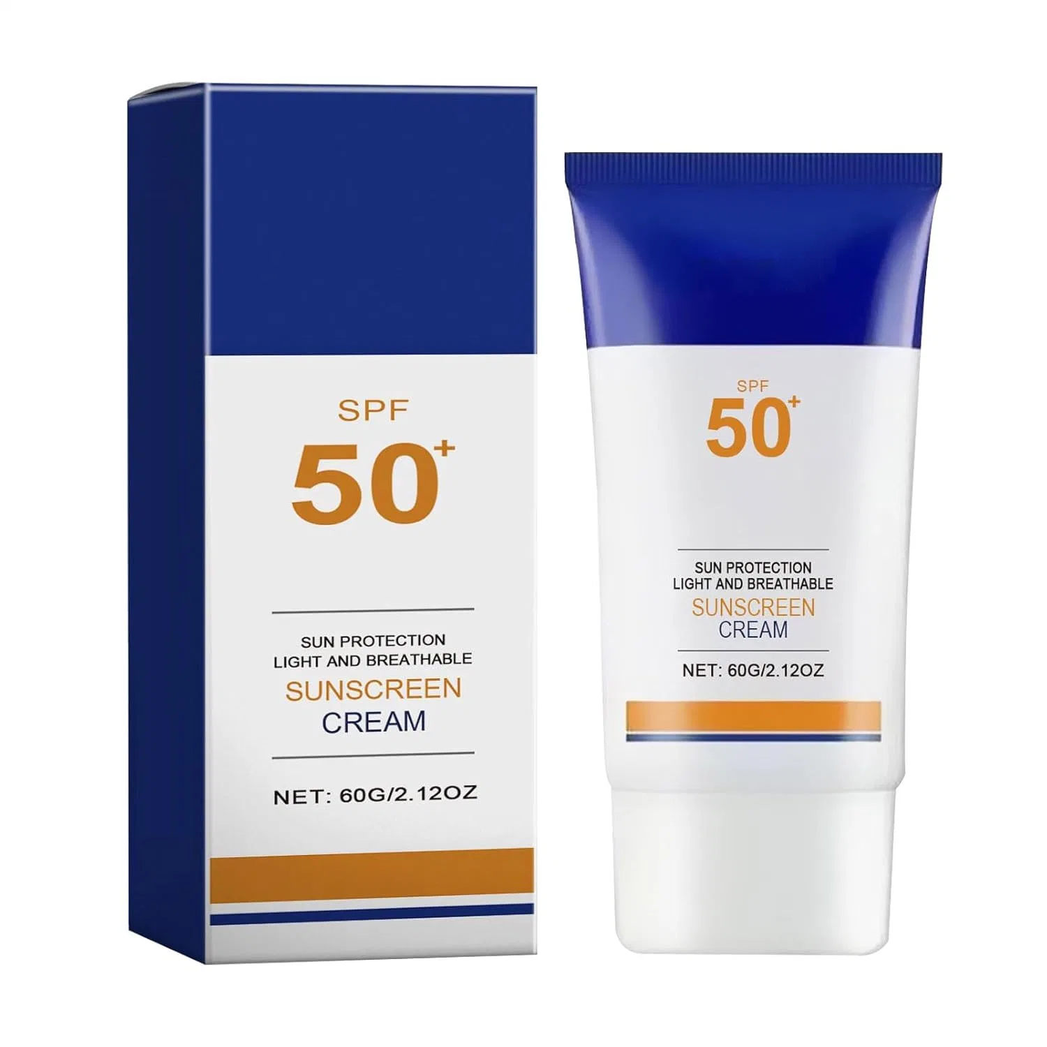 Солнцезащитный крем для лица SPF50, легкий и нежирный Mimoqk