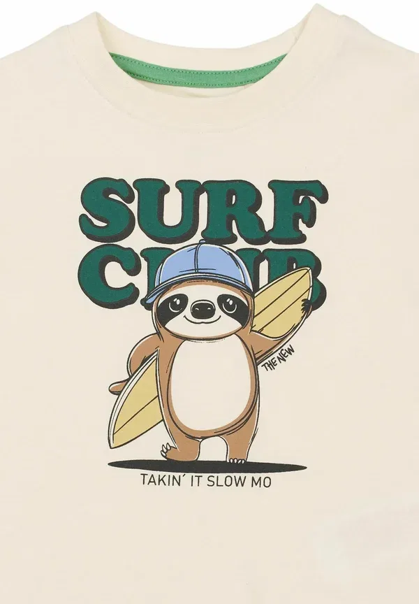 Футболка Tnsttobias os s_s tee print t-shirt The New Siblings, гардения — фото 4