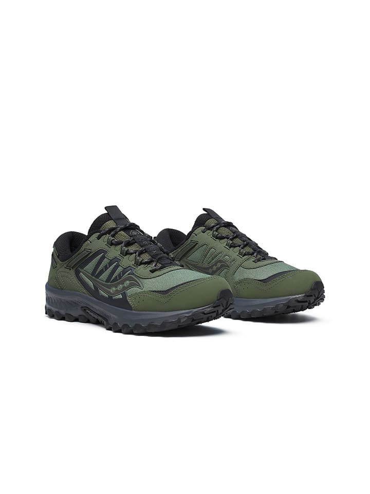 Низкие кроссовки Saucony, хаки — фото 2
