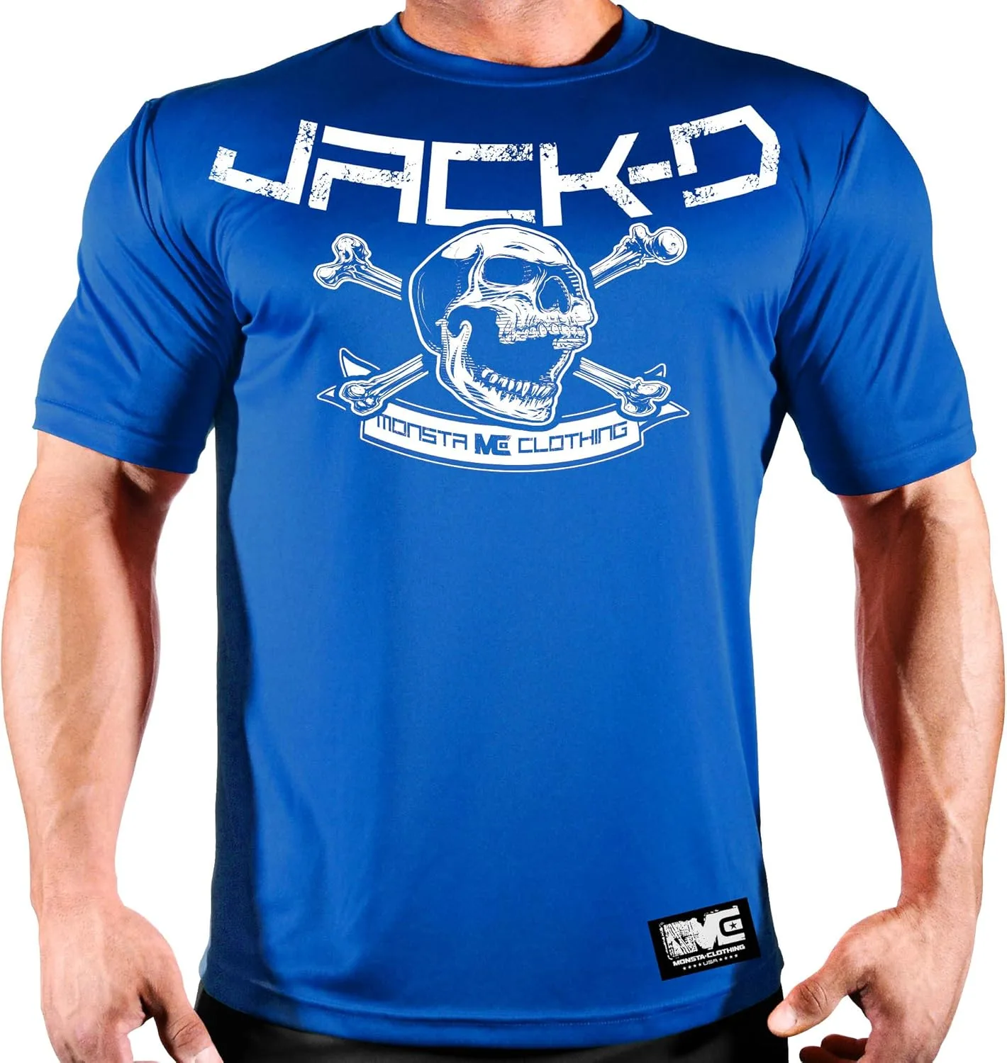 

Monsta Clothing Co. Мужская футболка для тренировок Bodybuilding Workout (Jack-d)