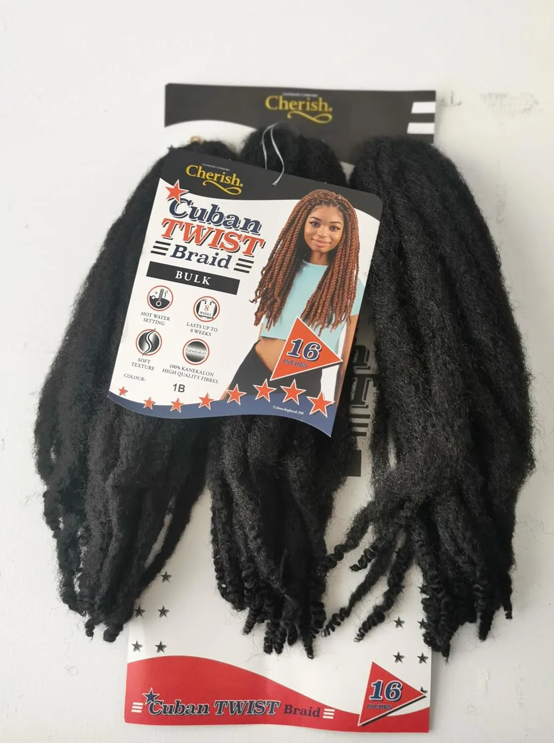 Набор Afro Kinky Twist Bulk Hair Cuban Style Jumbo 3 в 1 Generisch — фото 4