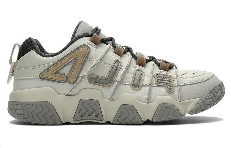 Кроссовки FILA FUSION Barricade Vintage Basketball Shoes Men Low-top Bright Gray, серый — фото 2