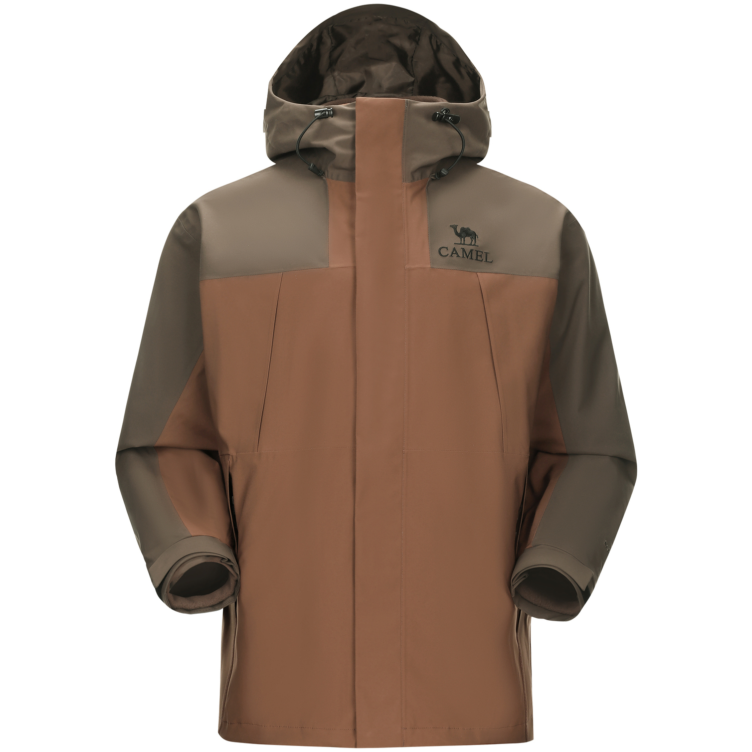 

CAMEL Ветровка для любой погоды Unisex, Rosewood Brown/Brick Umber