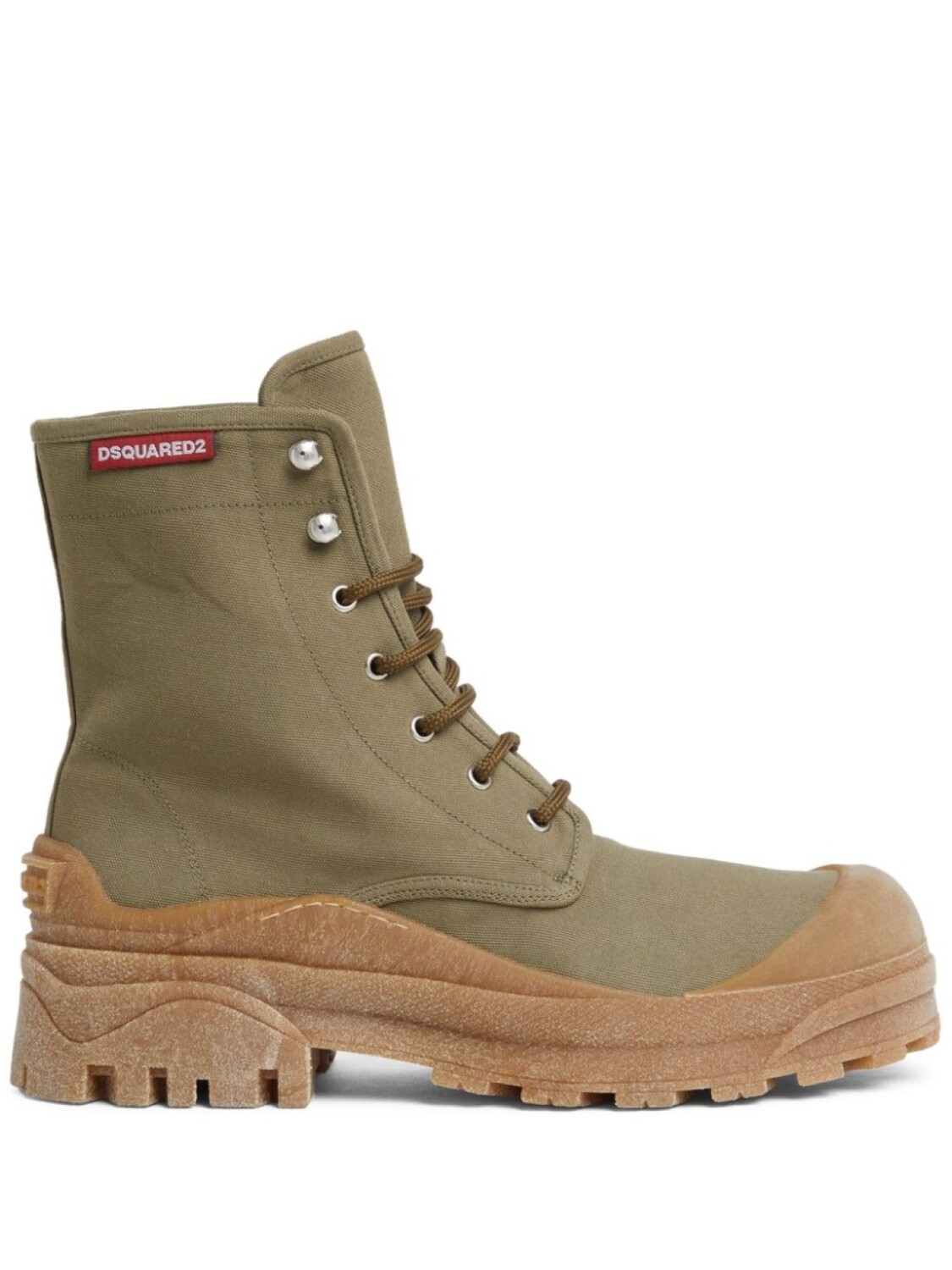 

DSQUARED2 ботинки из канваса, зеленый
