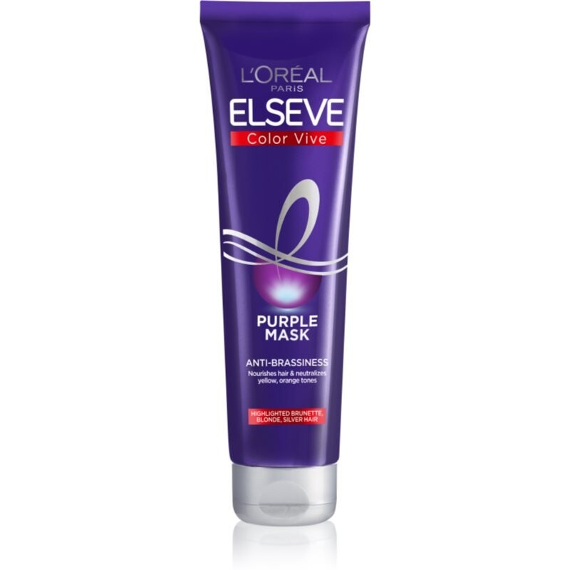 

L'Oréal Paris Elseve Color-Vive Purple питательная маска для светлых и мелированных волос 150 мл L'Oreal Paris