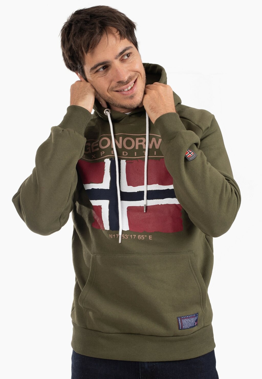 

Толстовка Gaelig Geo Norway, цвет light khaki