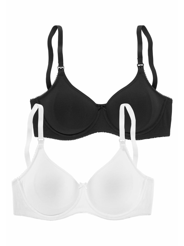 

Бюстгальтер для кормления PETITE FLEUR, цвет schwarz+weiß