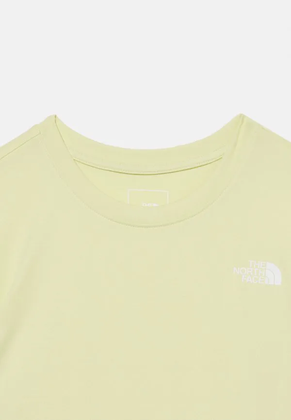 Футболка унисекс flex tee, базовая футболка The North Face, Lemon Mist — фото 4