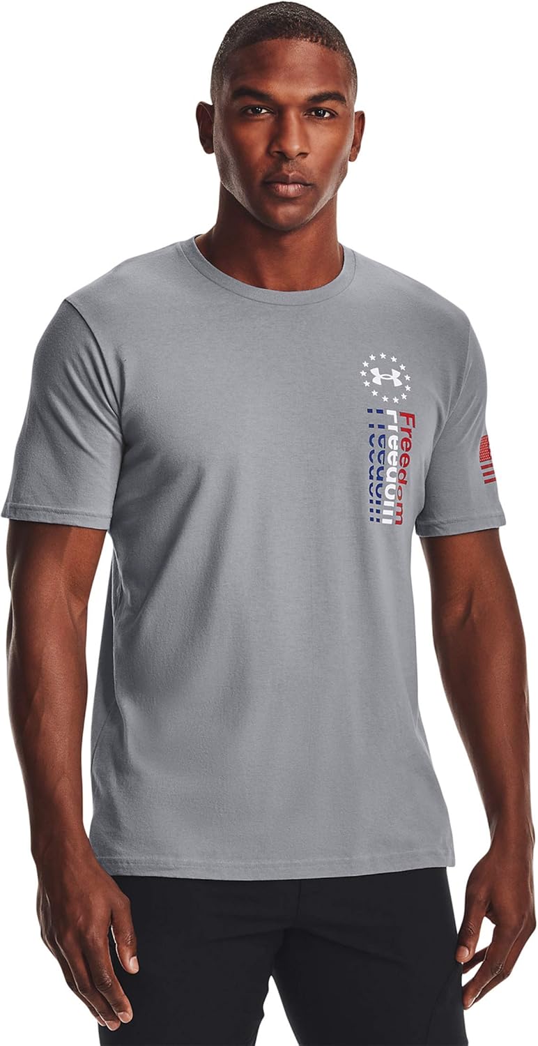 

Мужская футболка Under Armour Freedom USA 2, Steel (035)/White, Белый, Мужская футболка Under Armour Freedom USA 2, Steel (035)/White