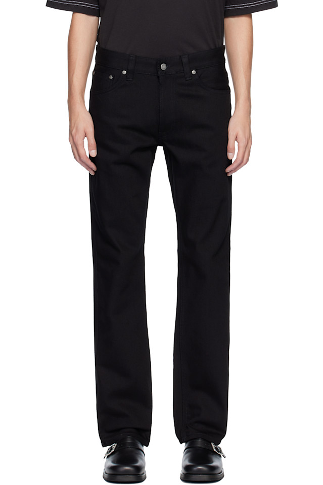 

Nudie Jeans Черные узкие джинсы Джим