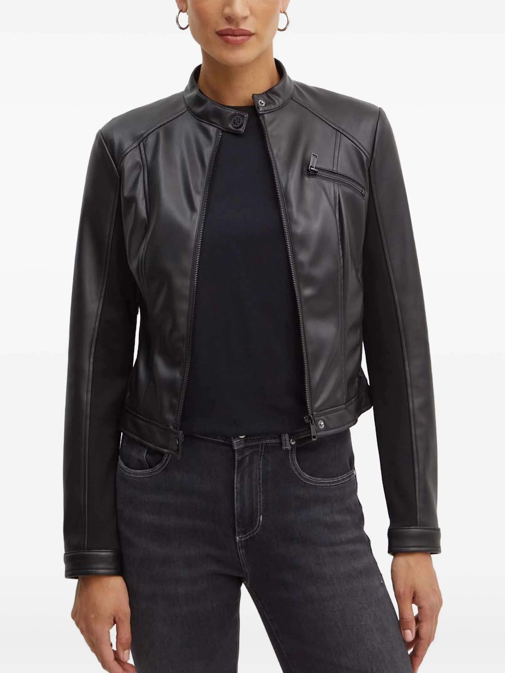 

Куртка на молнии Guess Usa, черный