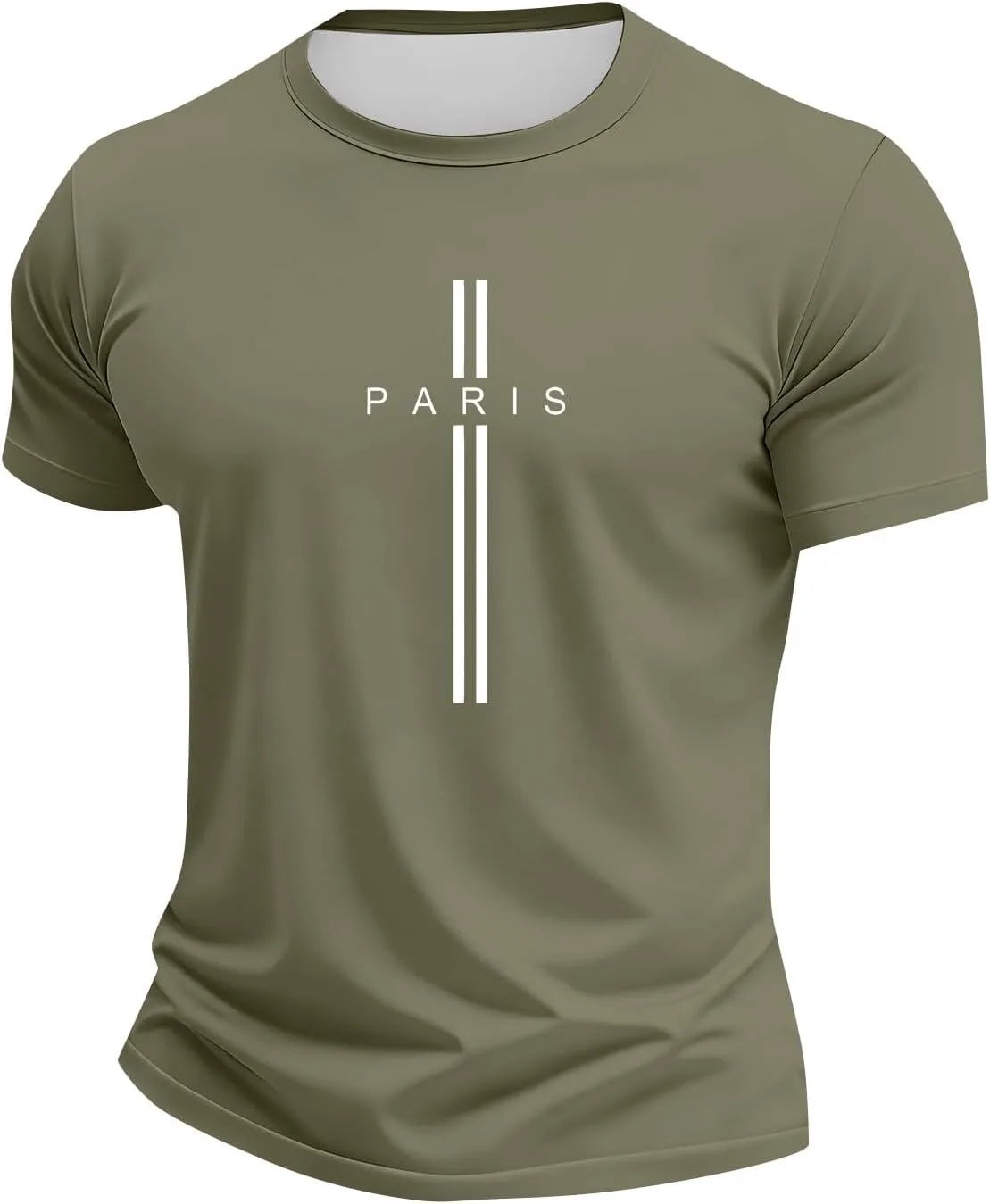 

WENKOMG1 мужская футболка Casual с принтом, Short Sleeve, для бега и тренировок, M-3XL