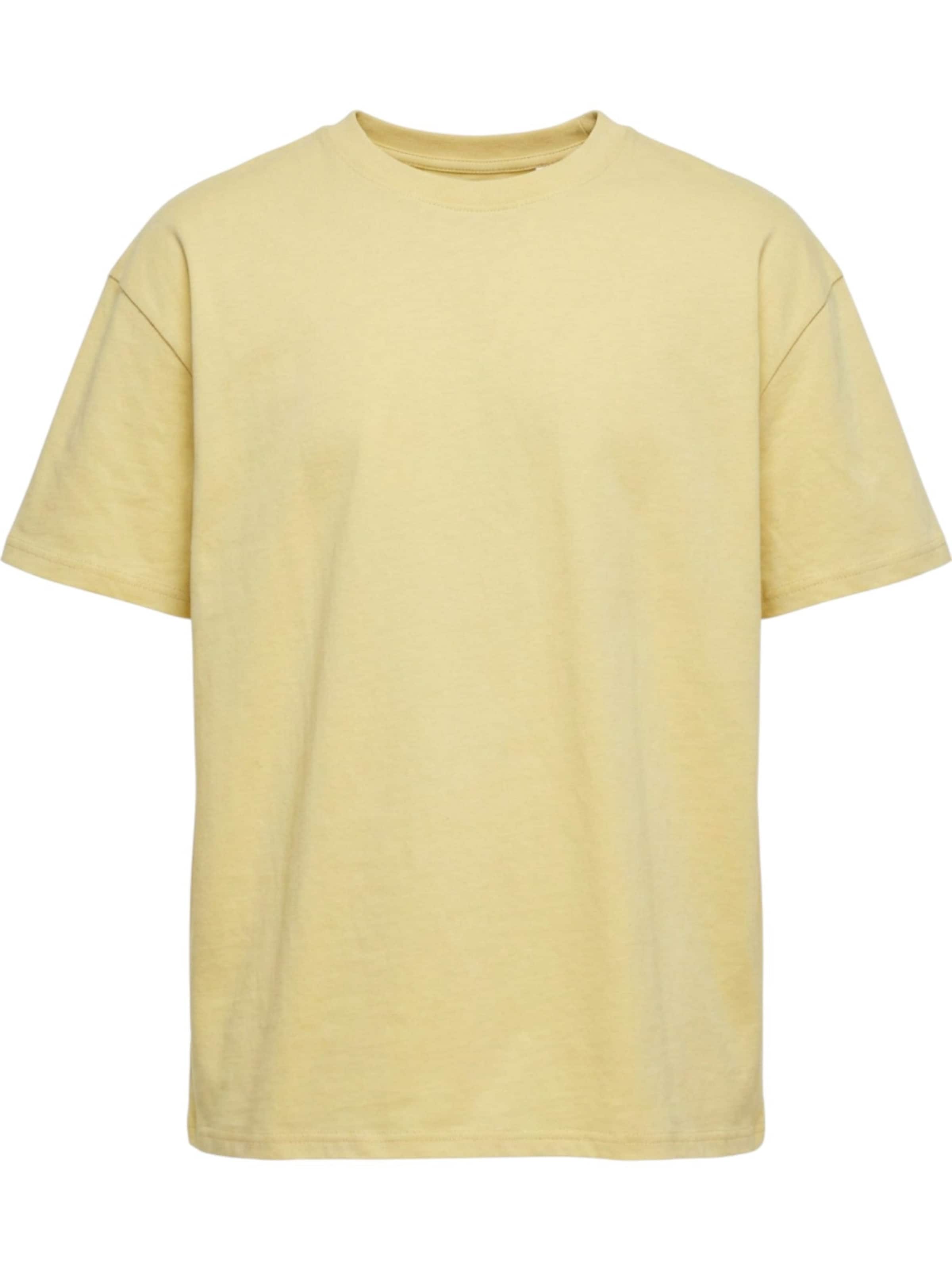 

TEESHOPPEN Футболка в светло-желтом цвете