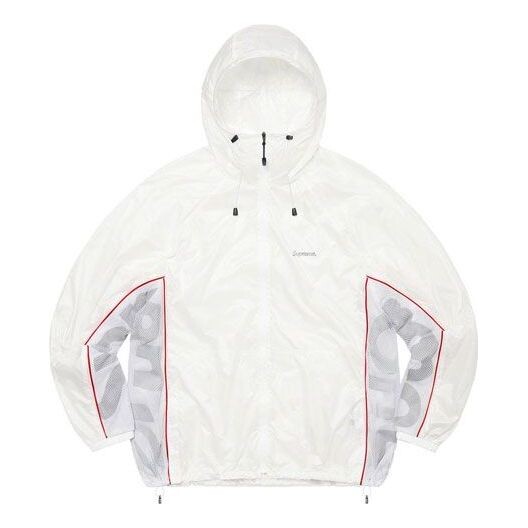 

Куртка ripstop hooded windshell 'white grey' Supreme, белый