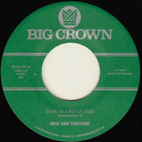

Сингл 7" Kool & Together: Sittin On A Red Hot Stove / Nassau Beat