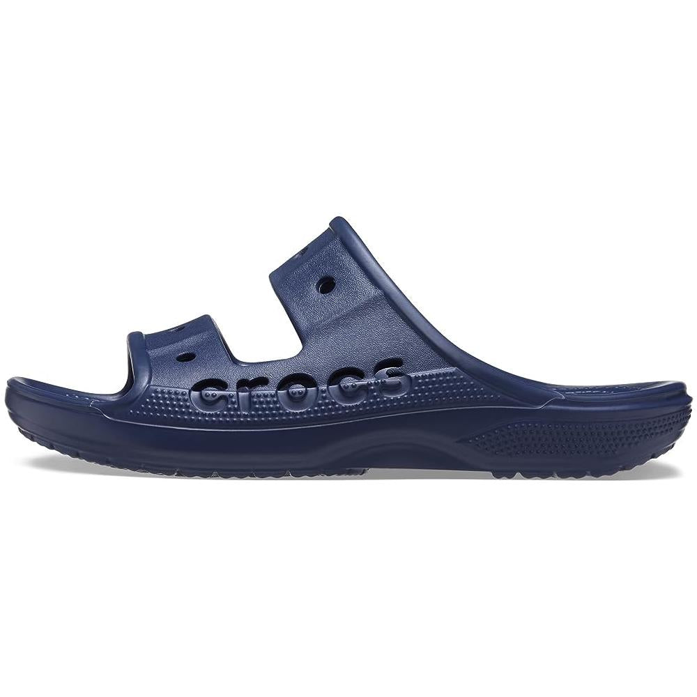 Сандалии-слайды Crocs Baya с двумя ремешками унисекс - темно-синие