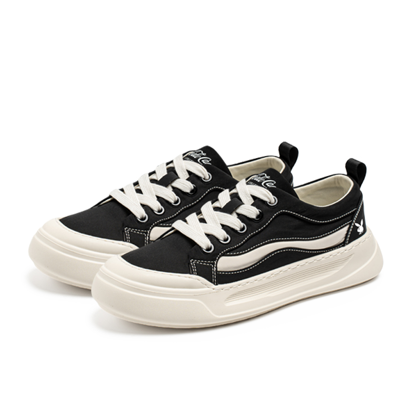 

Кроссовки Low Top Canvas Shoes Men's Gift Box Set Playboy, Black
