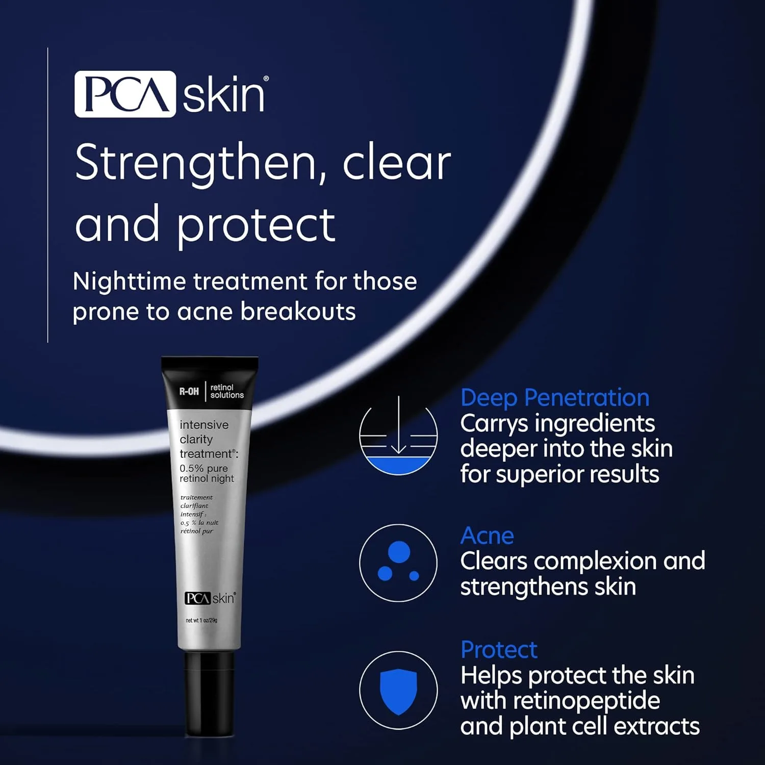 Сыворотка Pca Skin — Интенсивное осветляющее средство для лица - для лица с , % чистым витамином А (ретинолом), 30 мл — фото 2