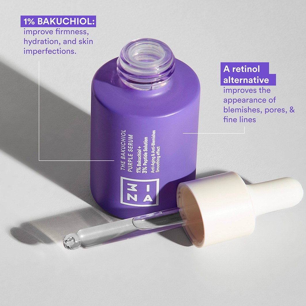 Сыворотка 3INA — Для лица the purple bakuchiol serum , объем, 30 мл — фото 2