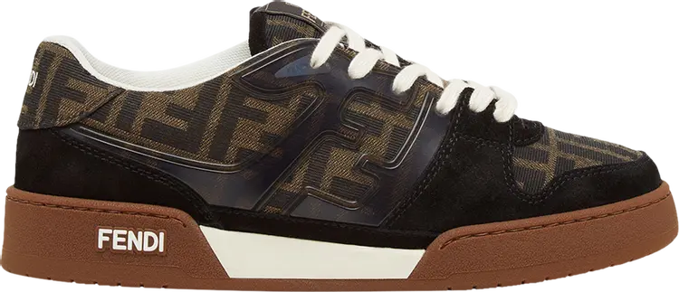 Кроссовки Fendi Wmns Match 'Black Tobacco Monogram', коричневый