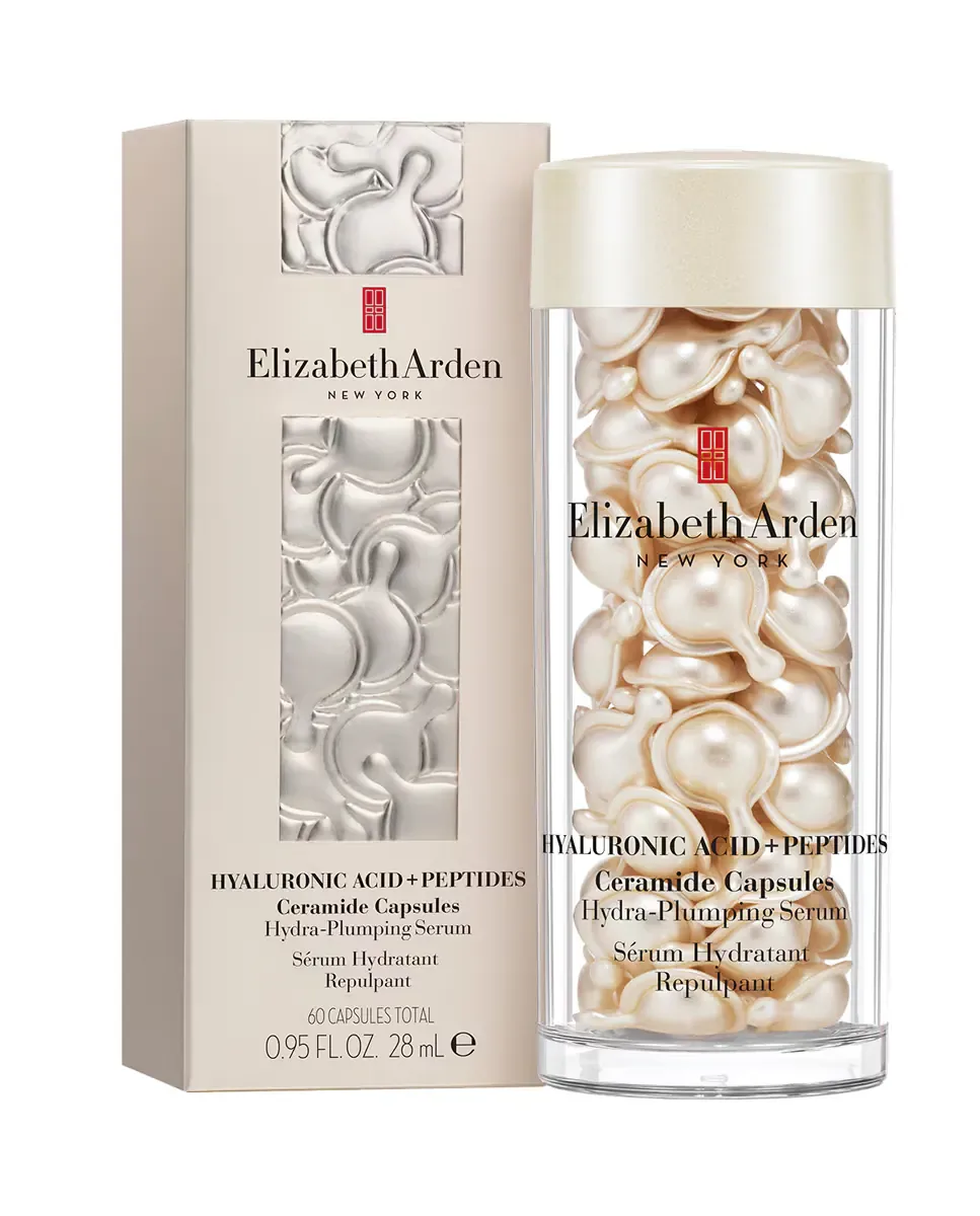 Сыворотка Elizabeth Arden — Гидро-наполняющая с гиалуроновой кислотой + пептиды, 90 одноразовых капсул — фото 2