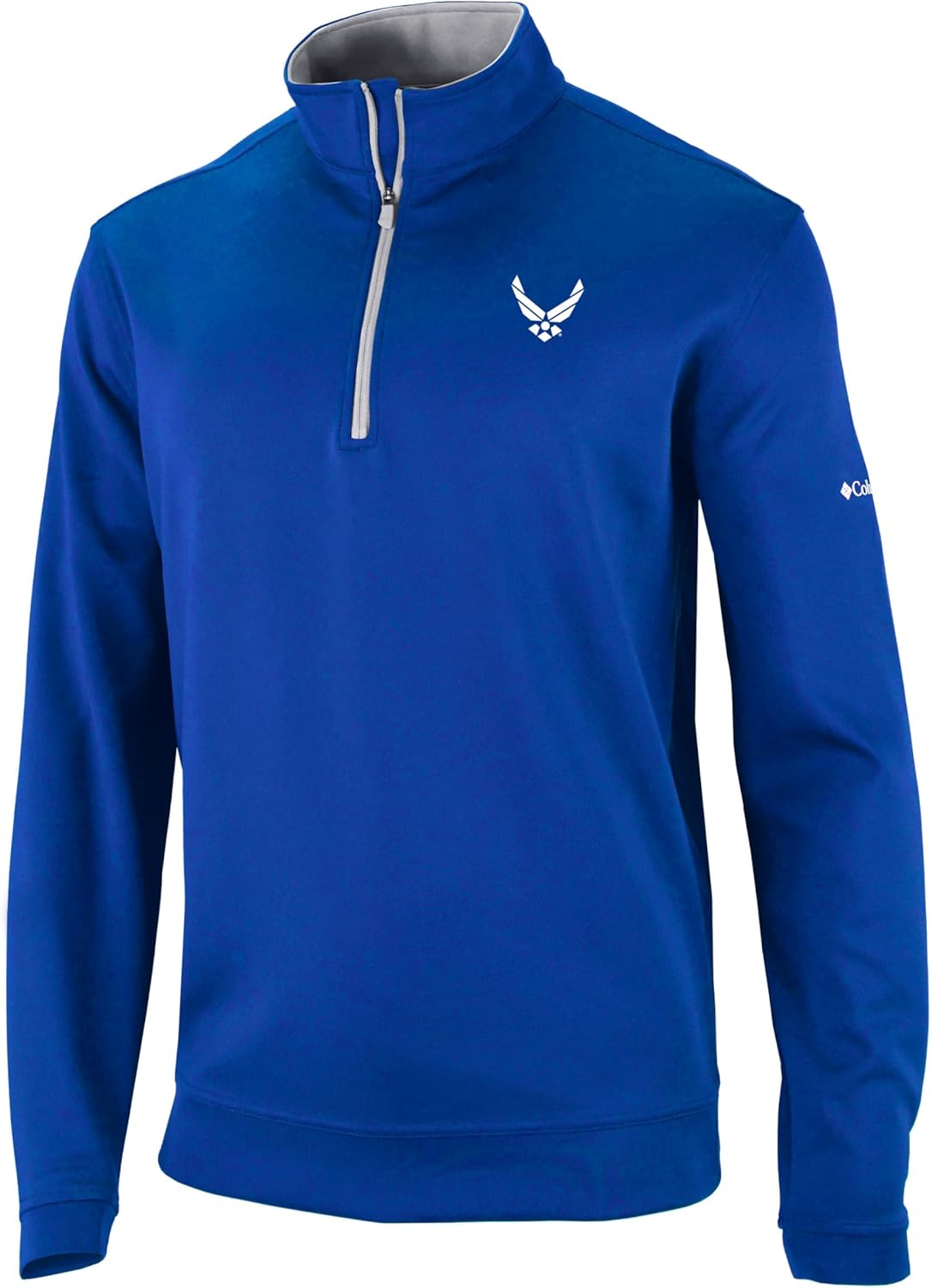 

Толстовка Columbia Men's United States Air Force Wickhams Hills Quarter Zip Omni Wick Pullover, Azul