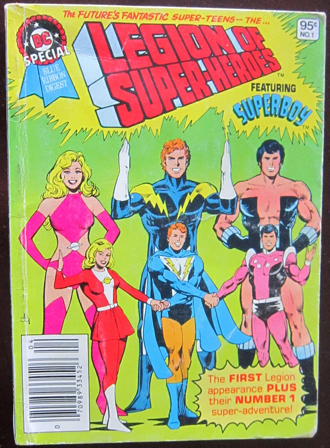 

Legion Of Super-heroes - Dc Special Blue Ribbon Digest, Vol. 1, No. 1, Mar/Apr 1980 (Dc Comics)