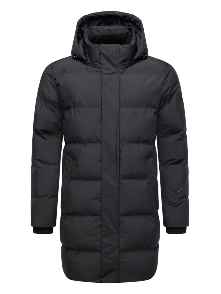 

Стеганое пальто Thadeek XX черного цвета STONE HARBOUR