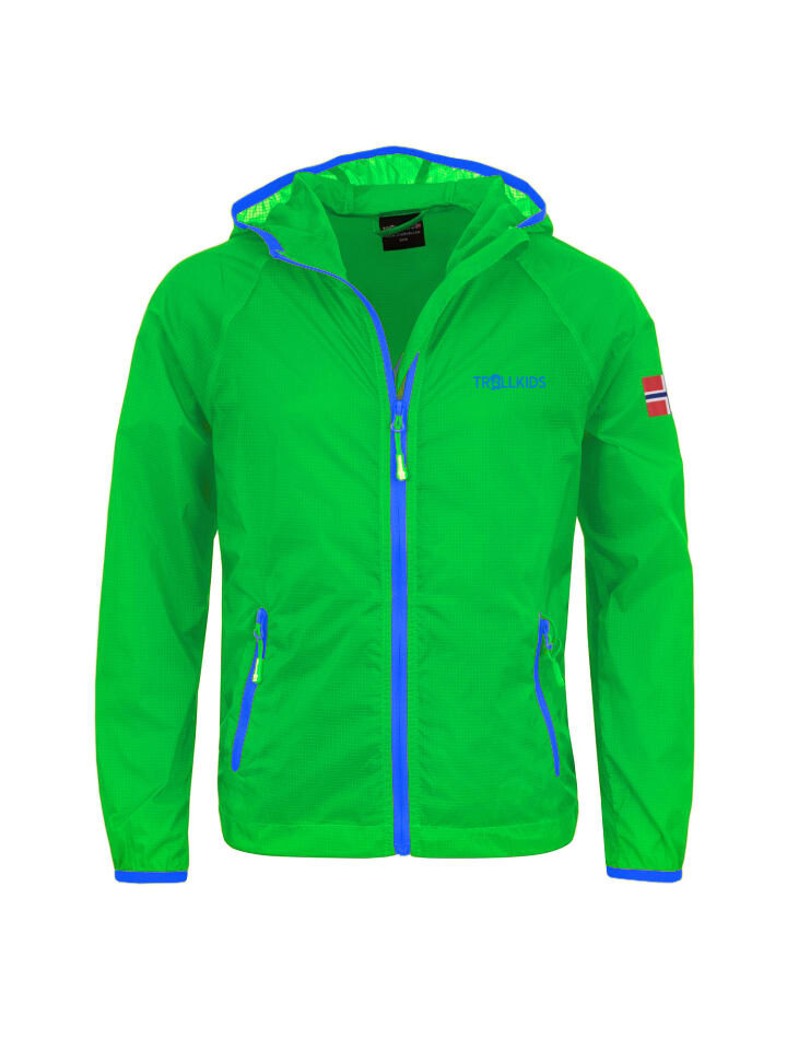 

Куртка Trollkids Fjell, цвет bright green