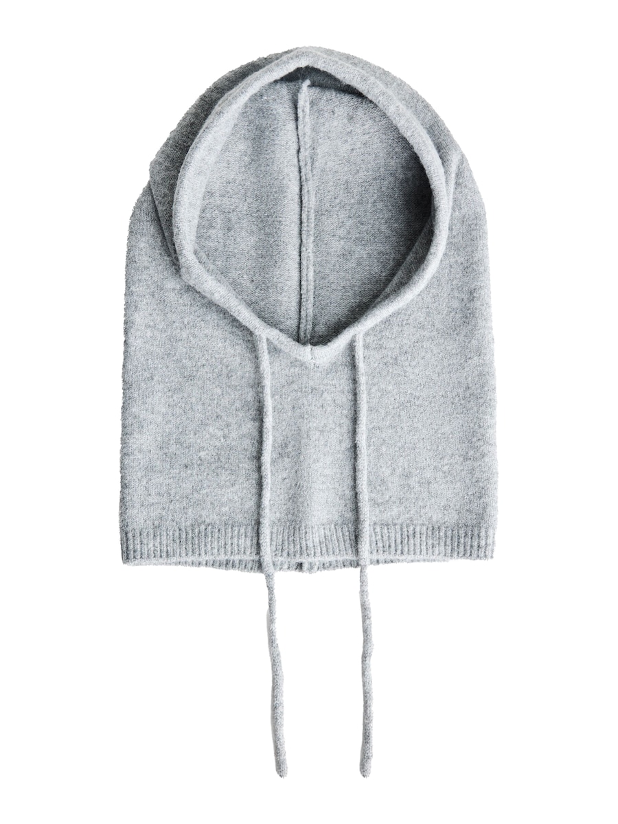 

Шапка Bershka, светло-серый