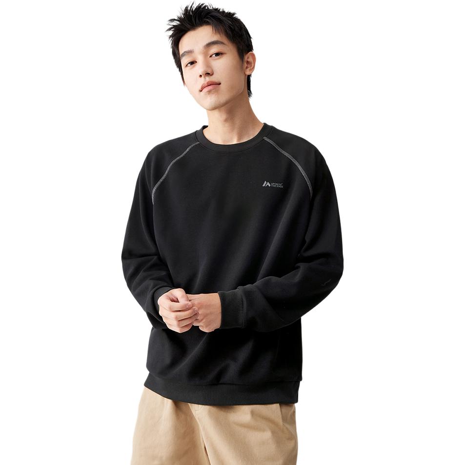 

361° Свитшот мужской Super Black с круглым вырезом Moderate Regular, Черный, 361° Свитшот мужской Super Black с круглым вырезом Moderate Regular