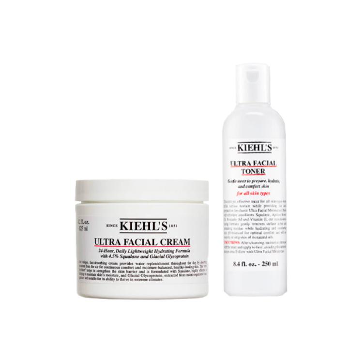 Увлажняющий крем для лица Kiehl's Ultra Facial Cream, 50 мл + увлажняющий тоник Kiehl's Ultra Facial Toner, 250 мл — фото 2