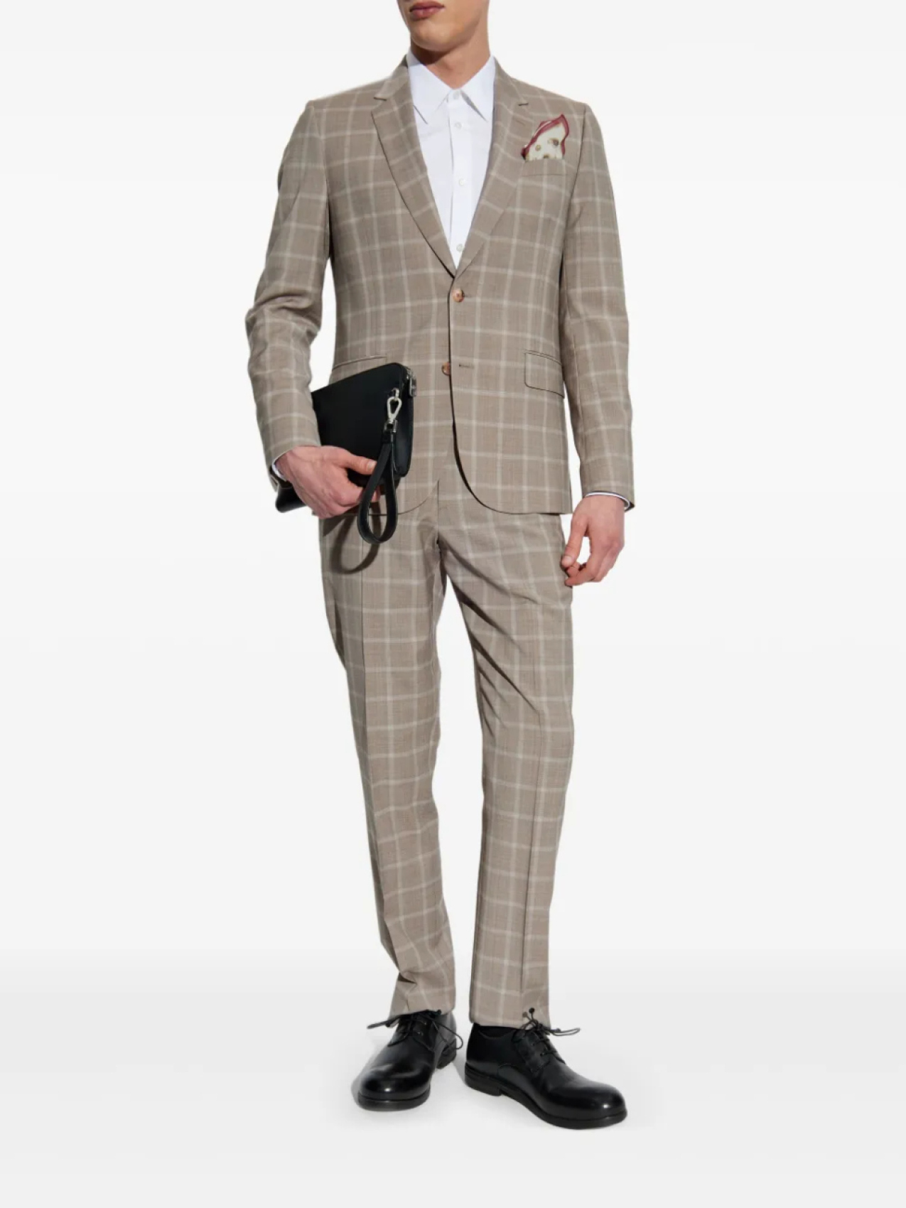 

Костюм в клетку от Paul Smith, нейтральный