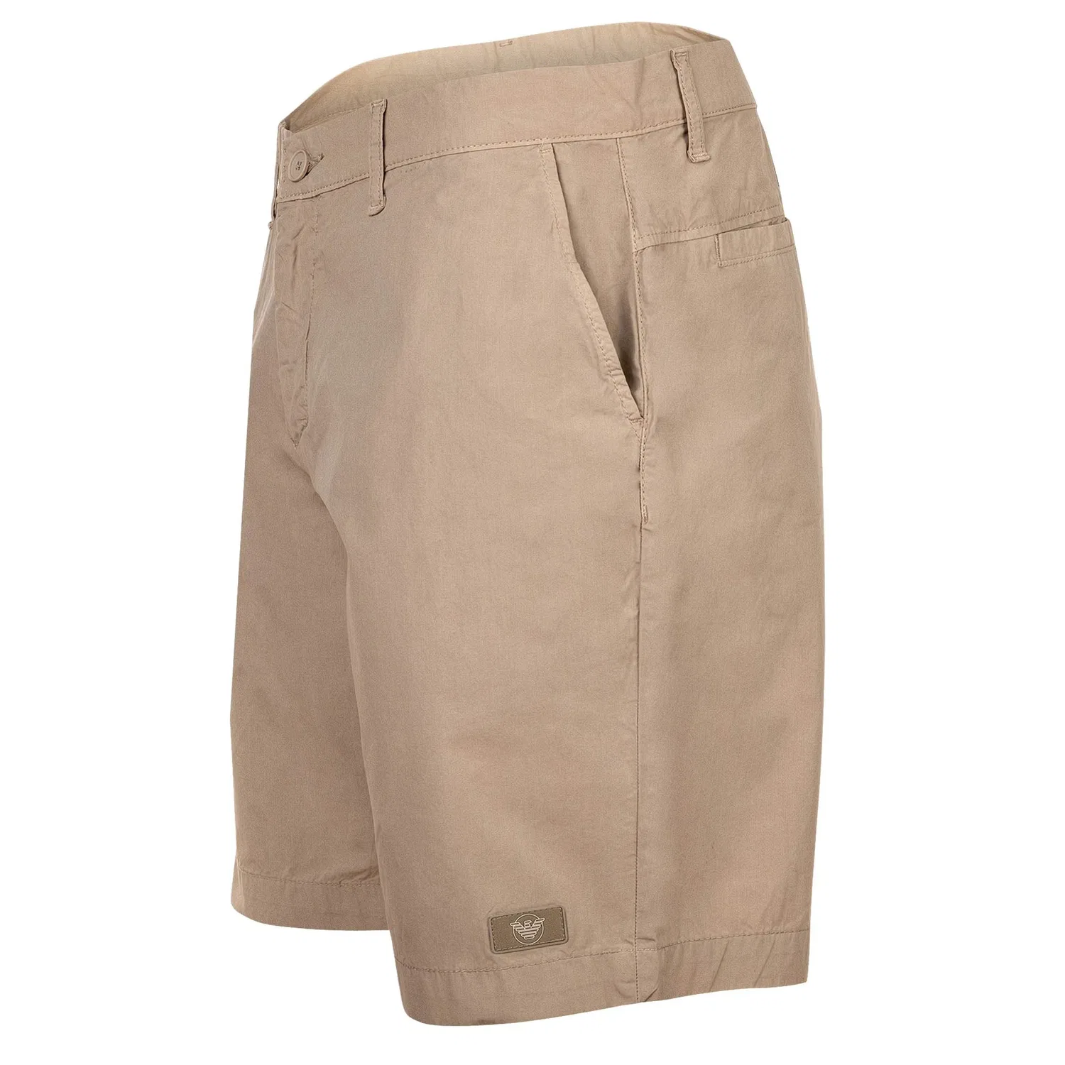 Бермуды из хлопка Emporio Armani, taupe — фото 2